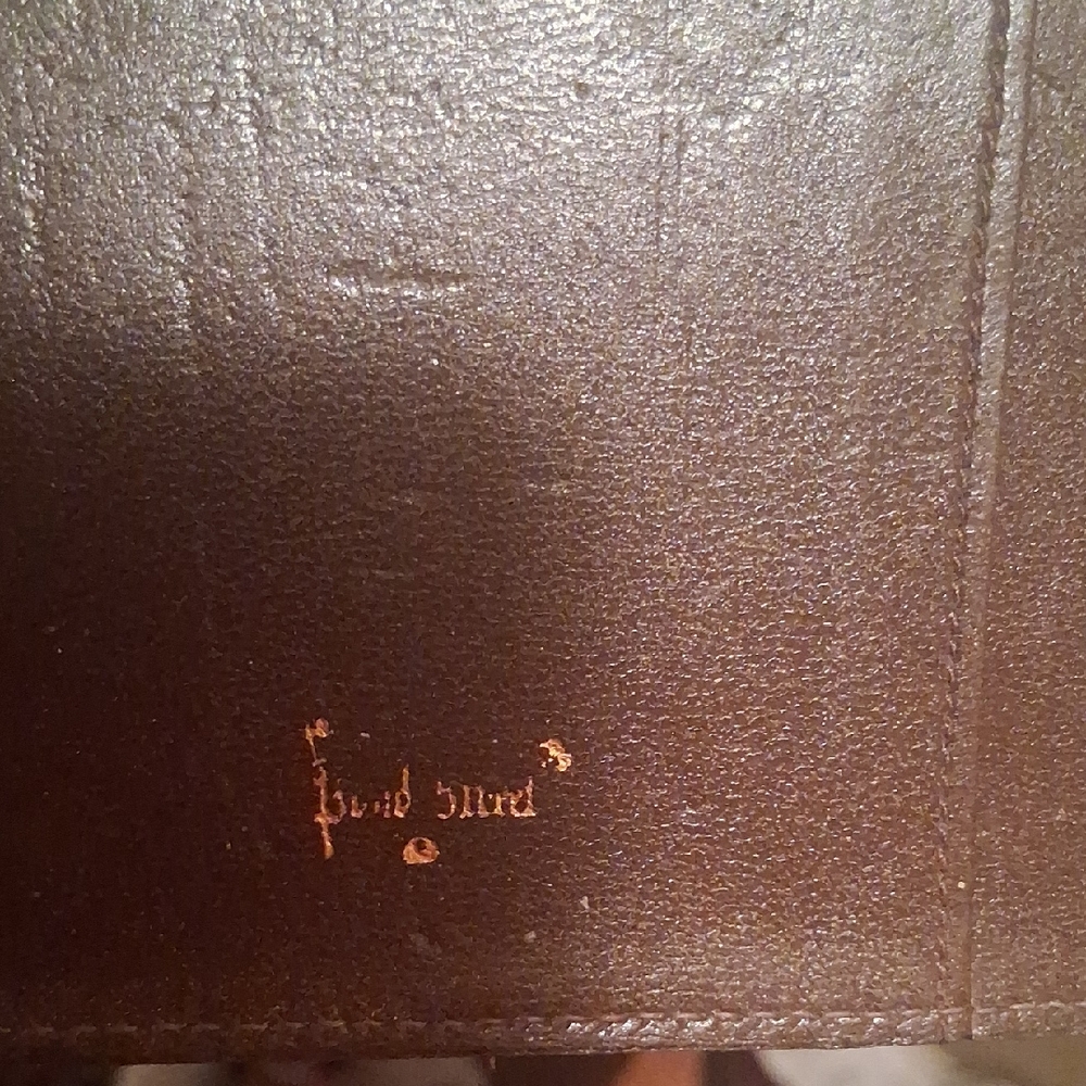 Bond Street Brown Leather Business Card Holder